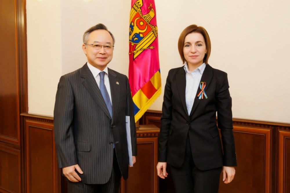 Maia Sandu salută decizia Guvernului nipon de a ne oferi sprijin bugetar în sumă de 100 milioane de dolari